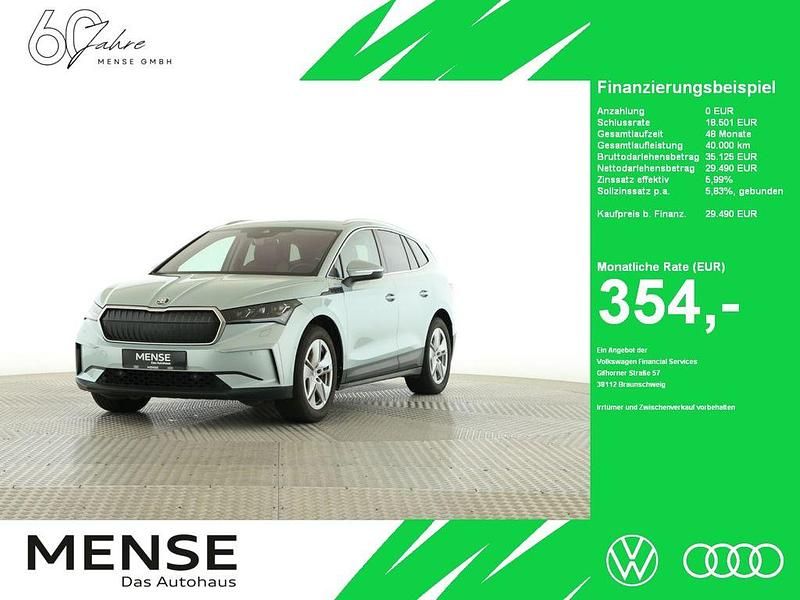 Articsilber Gebraucht 2022 Skoda Enyaq iV Loft SUV | 29.490 € (Guter Preis) - Bild 1/4