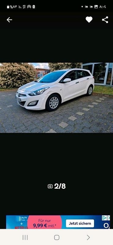 Gebraucht Hyundai i30 109 PS (80 kW) 2013 Weiß Kombi
