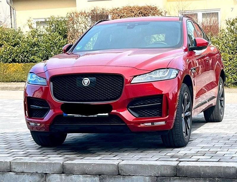 Gebraucht Jaguar F-Pace R-Sport 300 PS (220 kW) 2018 Rot SUV