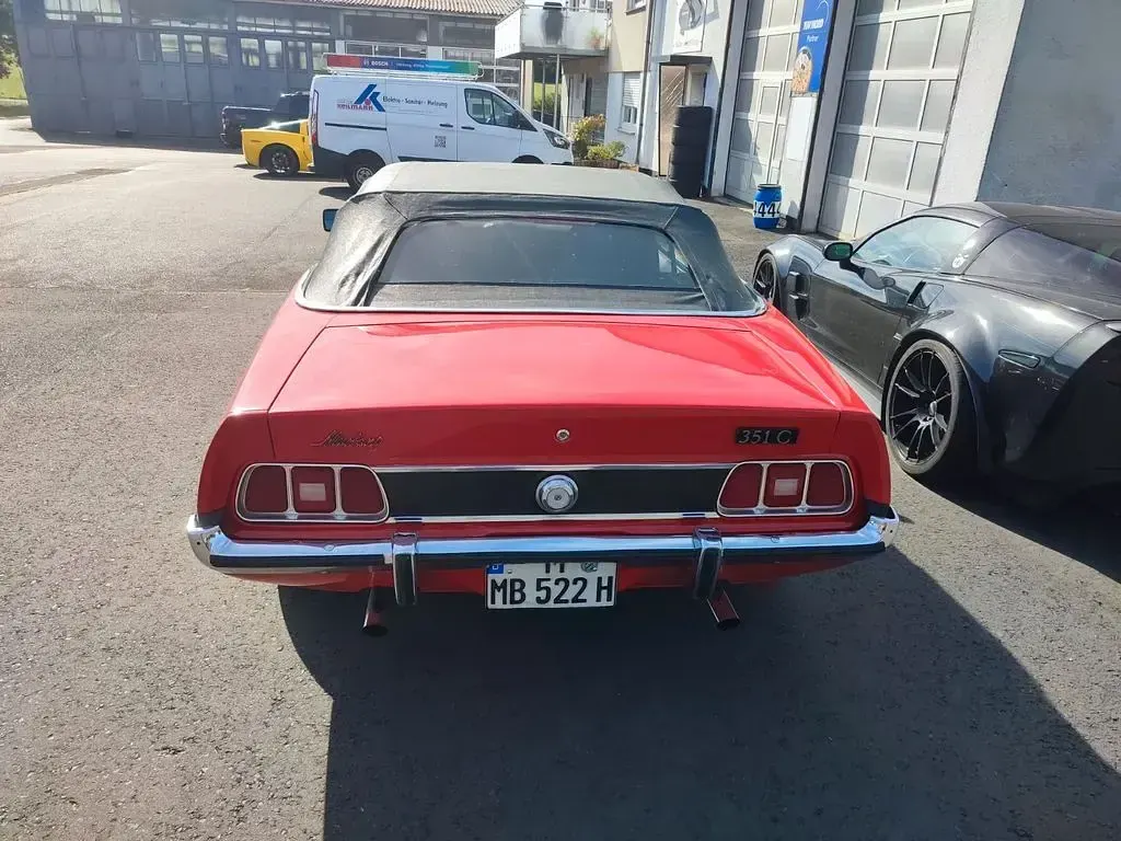 Gebraucht Ford Mustang 208 PS (152 kW) 1973 Rot Cabrio