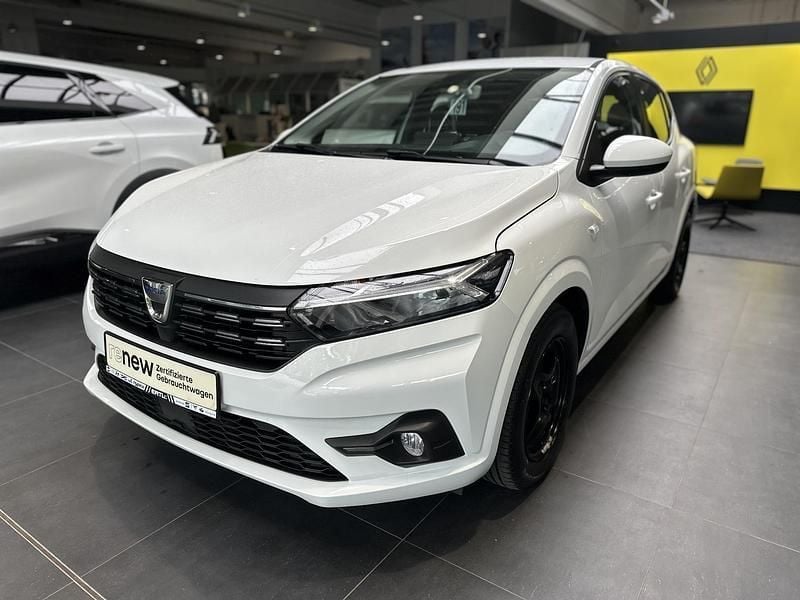 Weiß Gebraucht 2022 Dacia Sandero Comfort Kleinwagen | 11.690 € (Guter Preis) - Bild 1/4