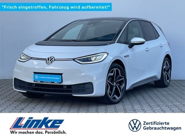 Gletscherweiß metallic Gebraucht 2021 VW ID.3 Pro Performance Kleinwagen | 22.790 € (Fairer Preis) - Bild 1/4
