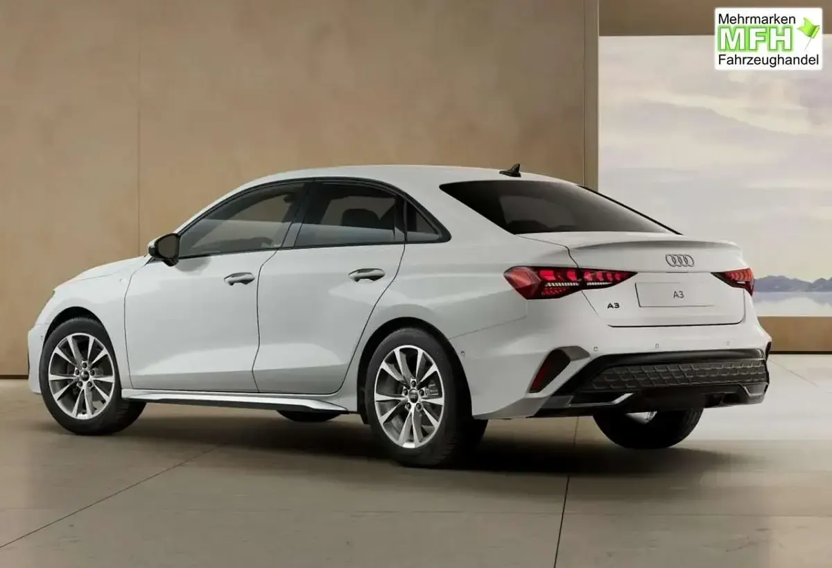 Nowe Audi A3 S-Line 204 KM (150 kW) 2026 Biały Sedan/Limuzyna