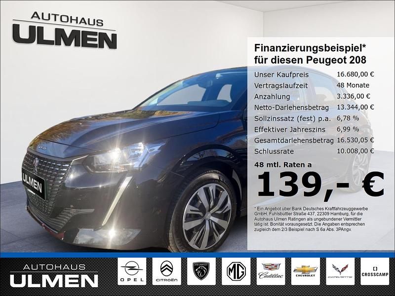 Schwarz Gebraucht 2023 Peugeot 208 Active Kleinwagen | 16.680 € (Fairer Preis) - Bild 1/4