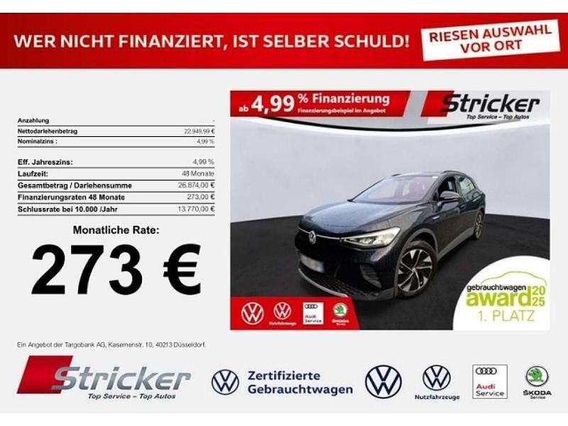 Gebraucht VW ID.4 Pro 127 kW (174 PS) 2022 Mythosschwarz metallic (metallic) SUV