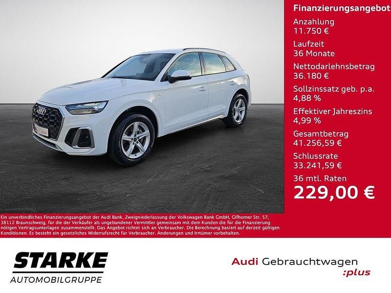 Arkonaweiß Gebraucht 2024 Audi Q5 Basis SUV | 47.930 € (Fairer Preis) - Bild 1/4