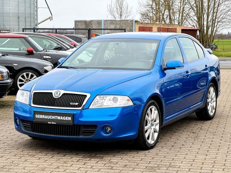 Blau Gebraucht 2008 Skoda Octavia RS Limousine | 11.990 € - Bild 1/4