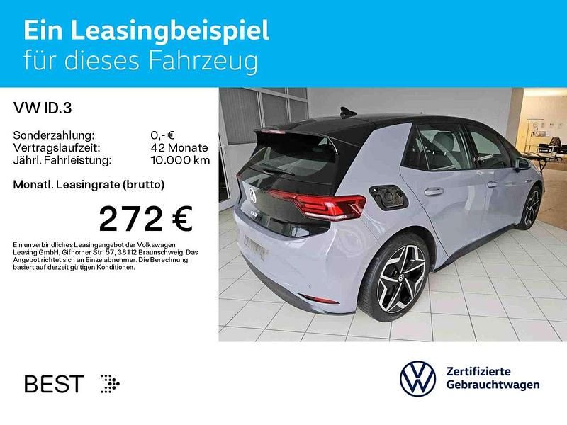 Gebraucht VW ID.3 Pro Performance 150 kW (204 PS) 2021 Grau Kleinwagen