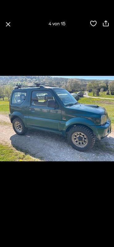 Second-hand Suzuki Jimny 72 CP (52 kW) 2005 Verde SUV