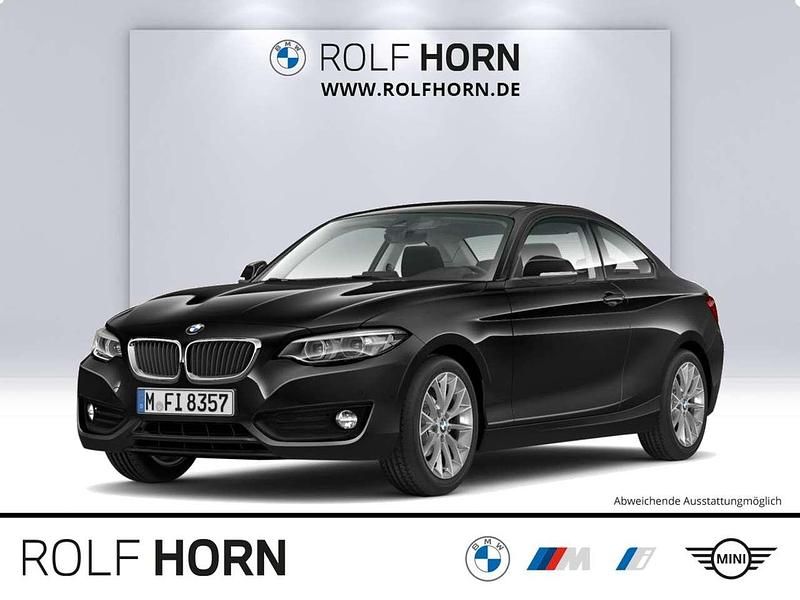 Gebraucht BMW 218 Advantage 136 PS (100 kW) 2021 Black sapphire metallic Coupé