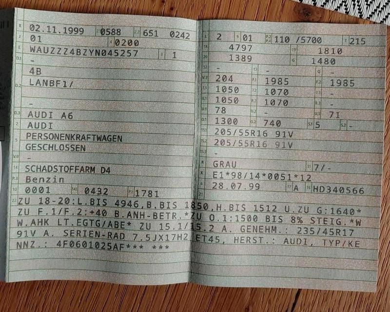 Gebraucht Audi A6 1999 Grau Limousine