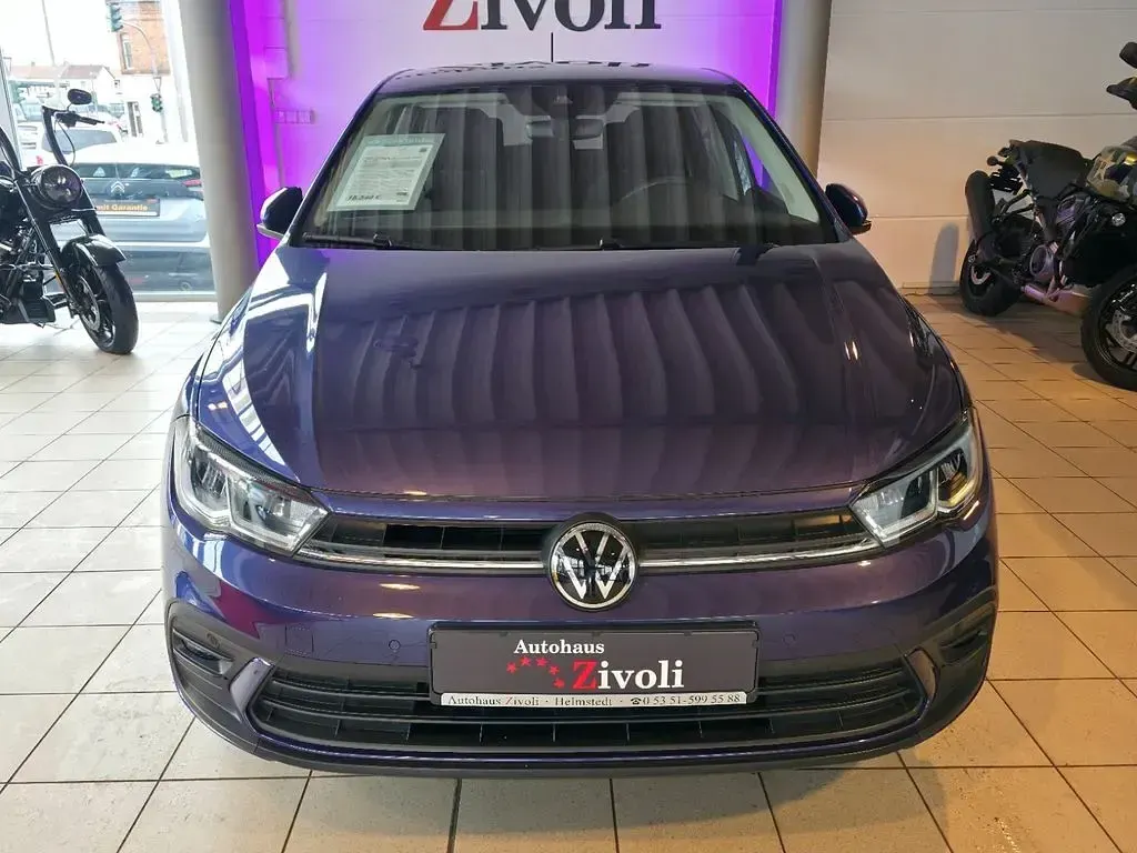 Second-hand VW Polo Life 80 CP (58 kW) 2022 Albastru Hatchback