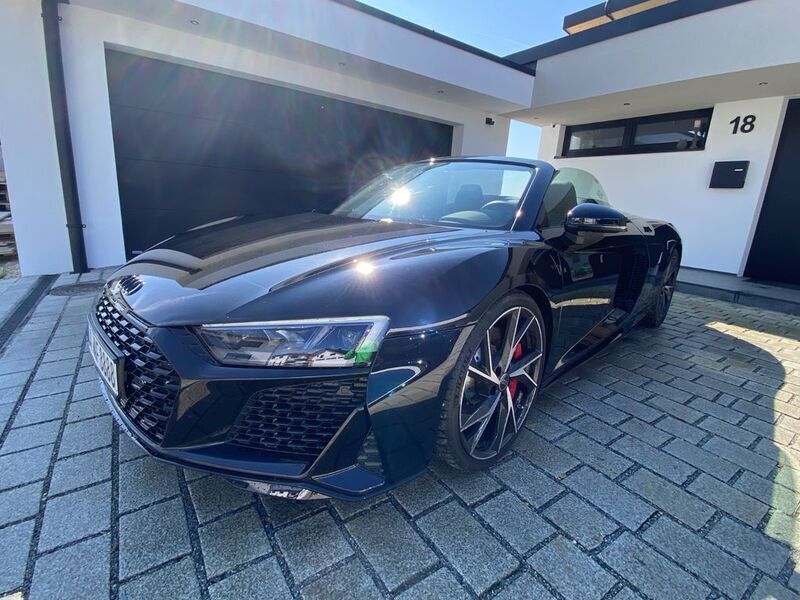 Schwarz Gebraucht 2024 Audi R8 Spyder Performance Cabrio | 144.450 € - Bild 1/4