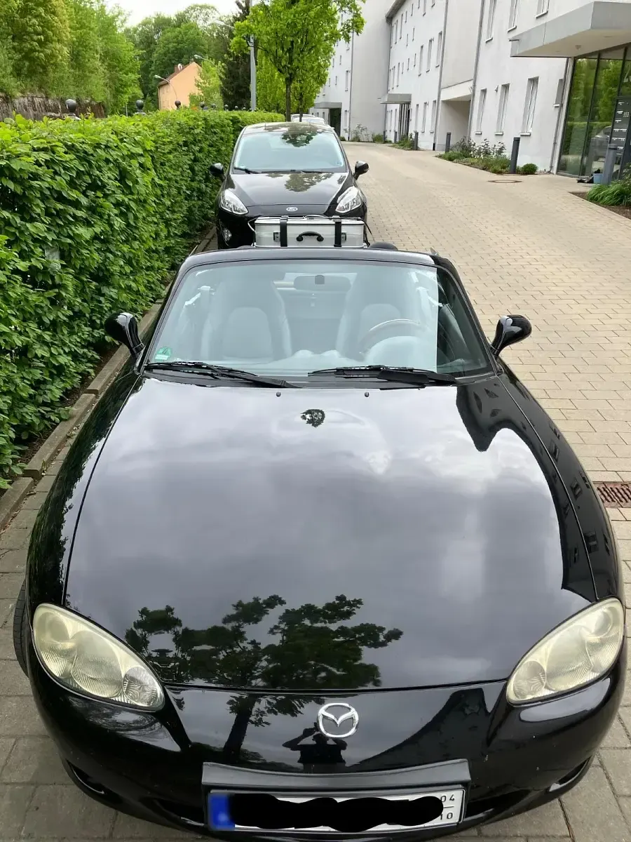 Gebraucht Mazda MX5 110 PS (80 kW) 2003 Schwarz Cabrio
