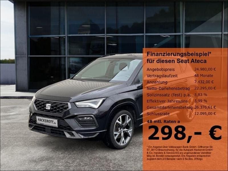 Schwarz Gebraucht 2022 Seat Ateca FR SUV | 26.980 € (Fairer Preis) - Bild 1/4
