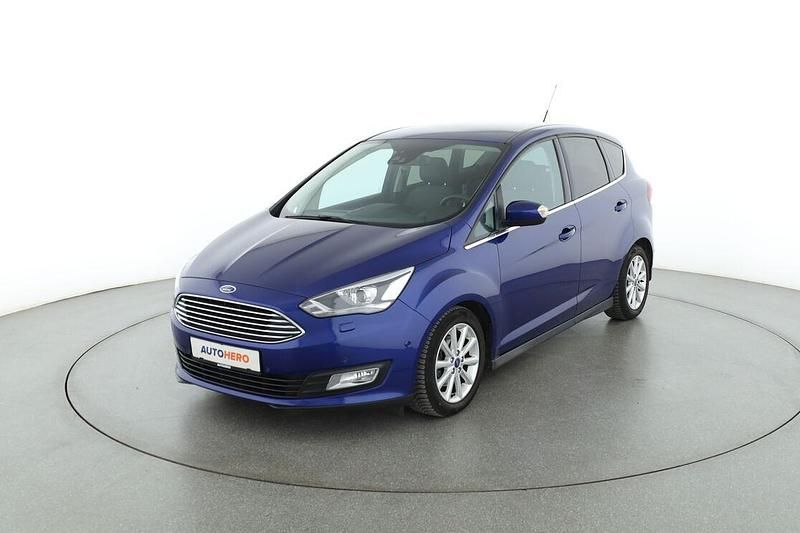 Blau Gebraucht 2016 Ford C-MAX Titanium Van / Kleinbus | 10.790 € (Etwas zu teuer) - Bild 1/3