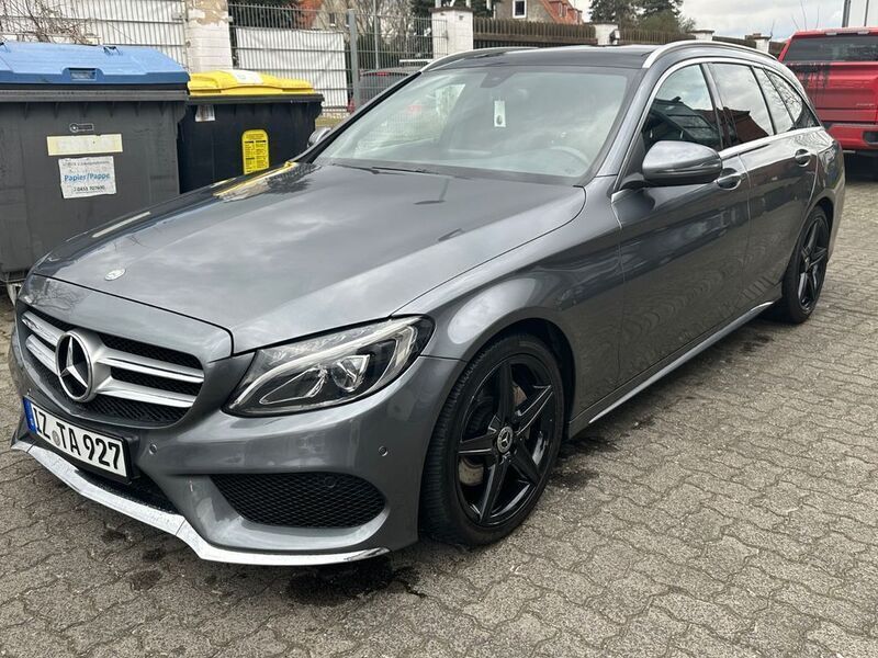 Grau Gebraucht 2018 Mercedes C220 AMG Kombi | 16.000 € (Teuer) - Bild 1/4
