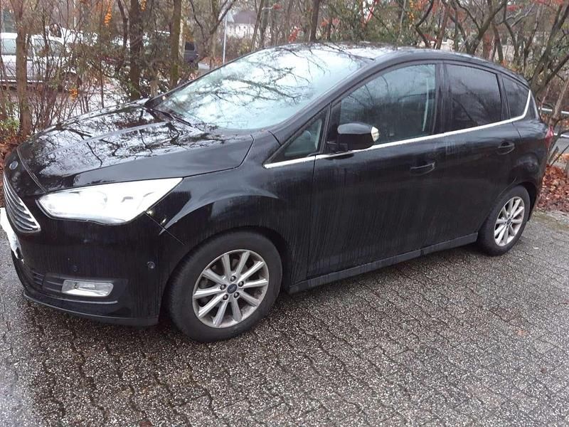 Gebraucht Ford C-MAX Titanium 125 PS (91 kW) 2018 Schwarz Van / Kleinbus