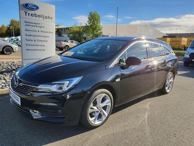 Schwarz Gebraucht 2021 Opel Astra Elegance Kombi | 16.490 € (Fairer Preis) - Bild 1/4