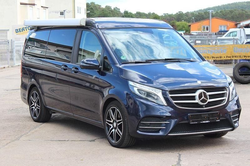 Blau Gebraucht 2017 Mercedes V250 Marco Polo Van / Kleinbus | 41.000 € (Guter Preis) - Bild 1/4