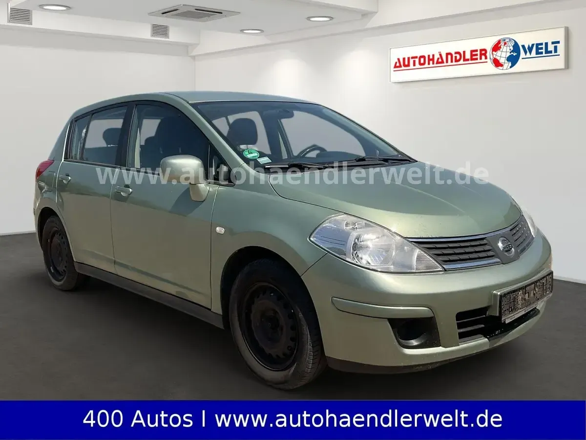 Gebraucht Nissan Tiida Acenta 110 PS (80 kW) 2008 Grün Limousine