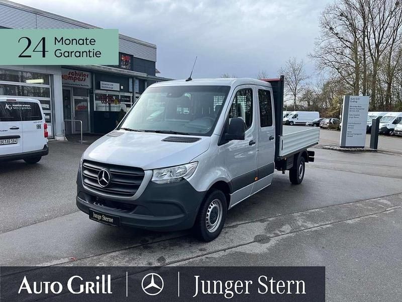 Iridiumsilber metallic Gebraucht 2023 Mercedes Sprinter Van | 43.445 € (Teuer) - Bild 1/4