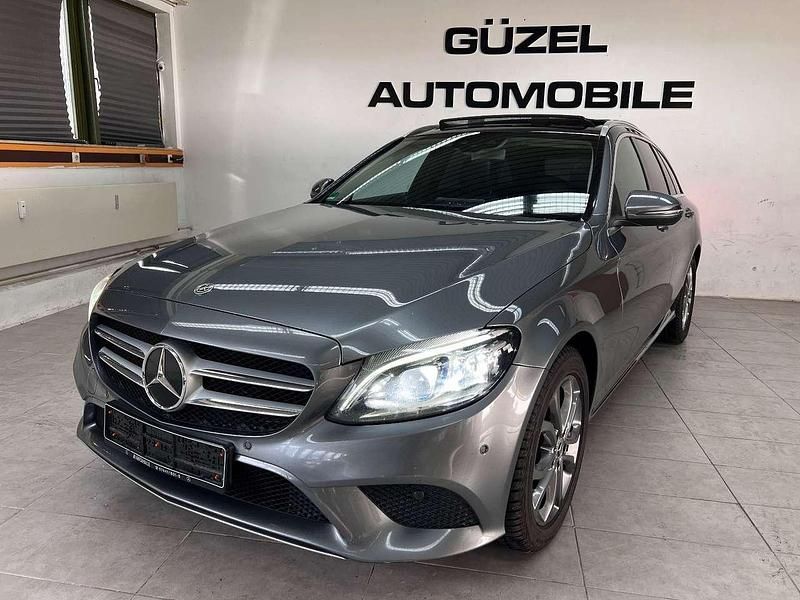 Selenitgrau Gebraucht 2021 Mercedes C220 Kombi | 15.490 € (Superpreis) - Bild 1/4