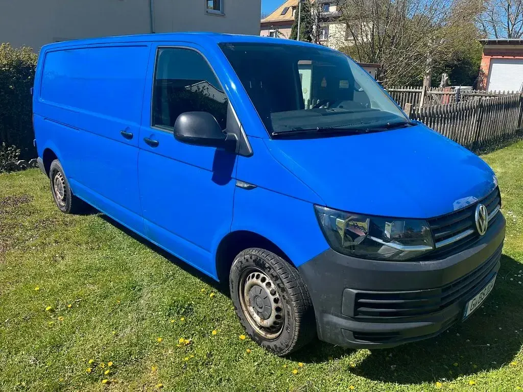 Usata VW Transporter 150 CV (110 kW) 2019 Blu Furgone