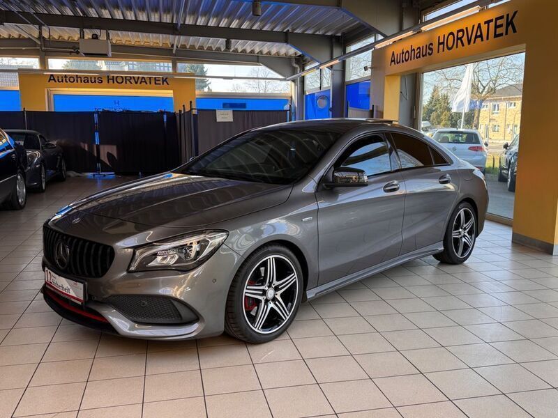 Grau Gebraucht 2017 Mercedes CLA250 AMG line Limousine | 22.500 € (Guter Preis) - Bild 1/4