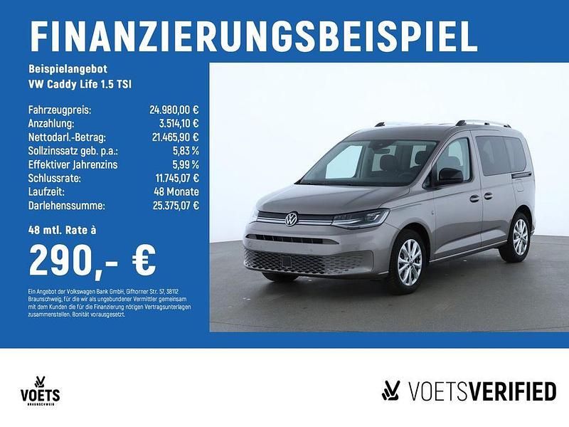 Gebraucht VW Caddy Life 114 PS (83 kW) 2022 Gelb Van / Kleinbus