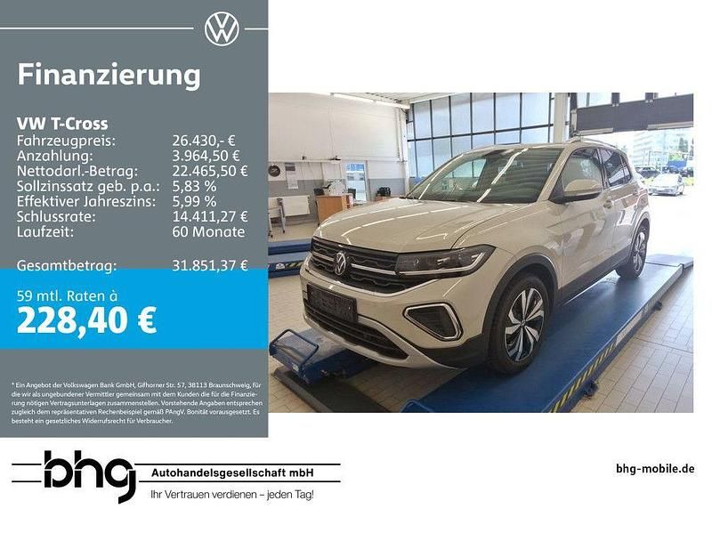 Ascotgrau Gebraucht 2024 VW T-Cross Style SUV | 26.430 € (Fairer Preis) - Bild 1/3