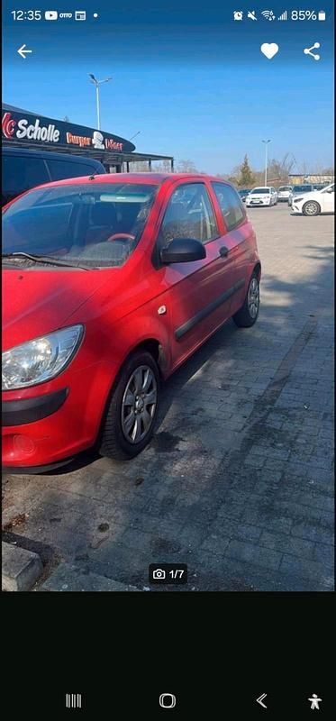 Rot Gebraucht 2007 Hyundai Getz Kleinwagen | 700 € (Guter Preis) - Bild 1/4