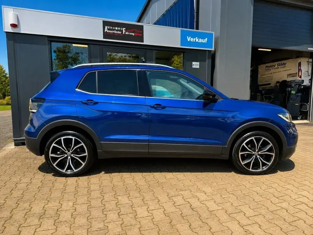 Gebraucht VW T-Cross Style 110 PS (80 kW) 2021 Reef blue metallic SUV
