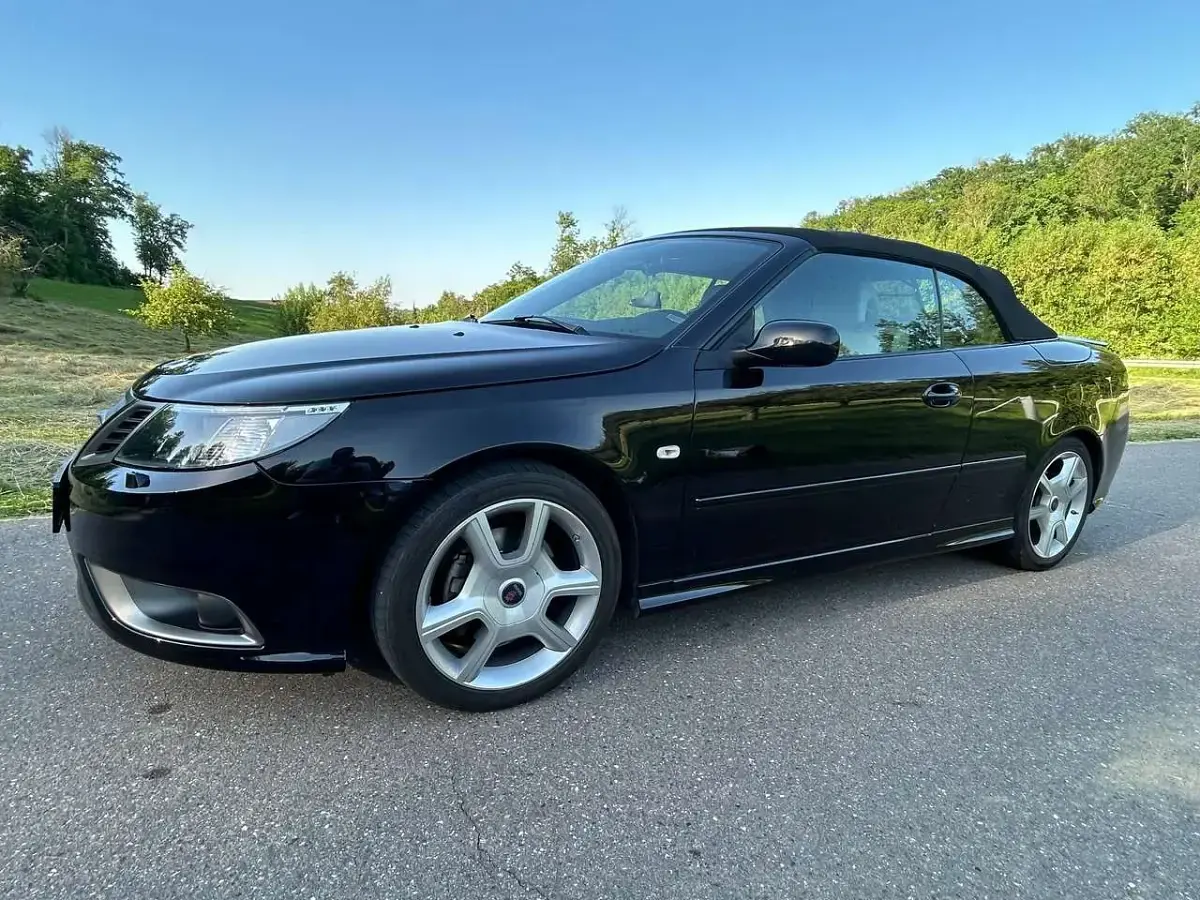 Gebraucht Saab 9-3 Cabriolet 209 PS (153 kW) 2009 Schwarz Cabrio
