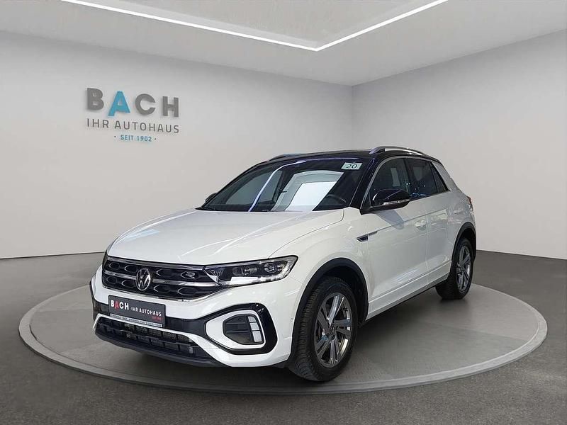 Pure white schwarz Gebraucht 2023 VW T-Roc R-line SUV | 28.900 € (Fairer Preis) - Bild 1/4