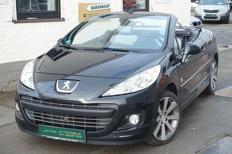 Schwarz Gebraucht 2012 Peugeot 207 CC Roland Garros Cabrio | 5.990 € (Fairer Preis) - Bild 1/4
