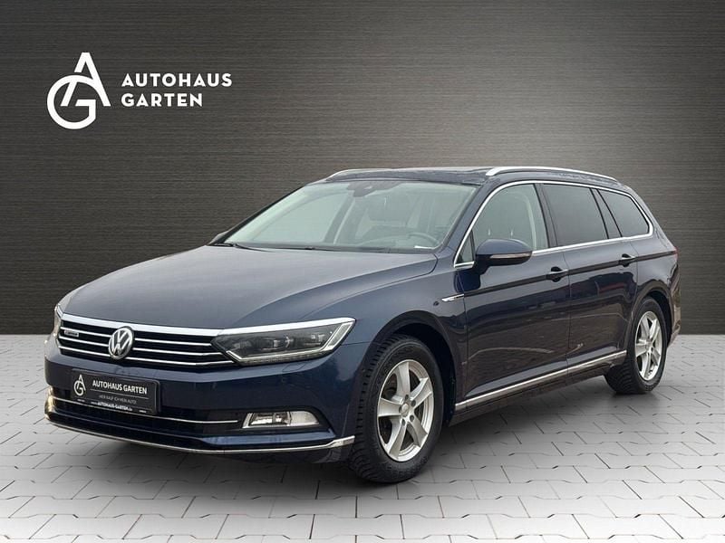 Blau Gebraucht 2015 VW Passat Highline Kombi | 9.950 € (Superpreis) - Bild 1/3