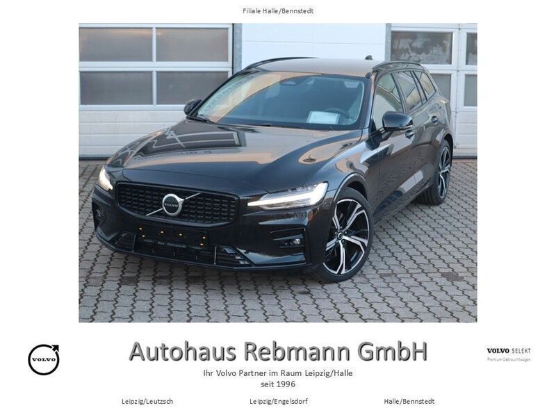 Onyx black / metallic Gebraucht 2024 Volvo V60 Plus Kombi | 39.850 € (Fairer Preis) - Bild 1/4