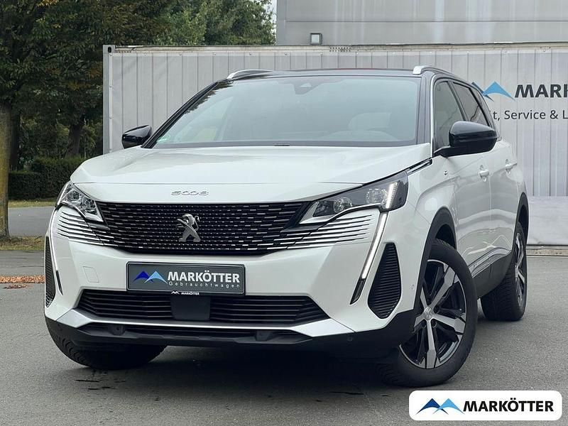 Weiss Gebraucht 2023 Peugeot 5008 GTi Van / Kleinbus | 28.450 € (Superpreis) - Bild 1/4