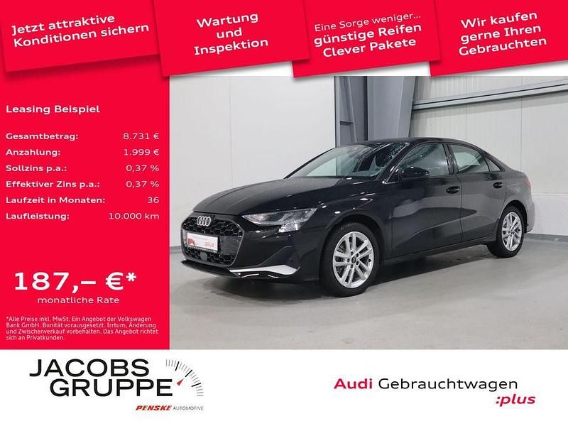 Schwarz Gebraucht 2025 Audi A3 Advanced Limousine | 30.420 € (Superpreis) - Bild 1/4