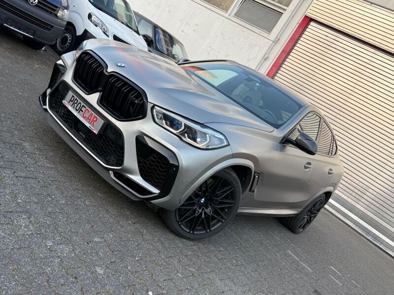 Frozen dark silver Gebraucht 2021 BMW X6 M Competition Edition SUV | 91.500 € - Bild 1/4