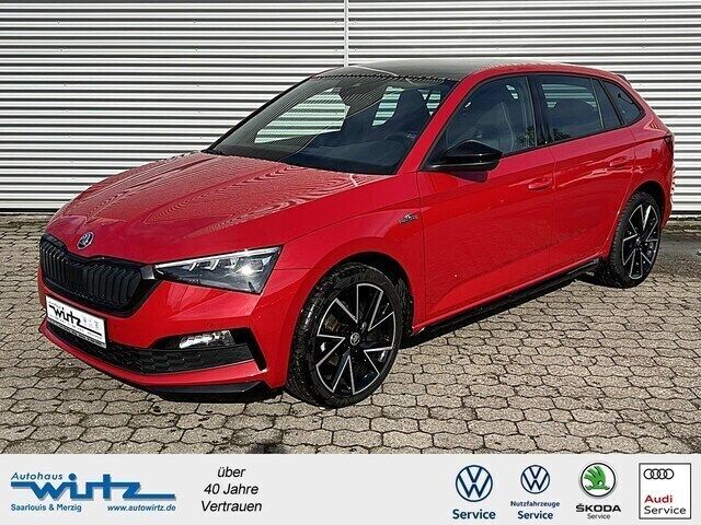 Velvet rot (metallic) Gebraucht 2022 Skoda Scala Monte Carlo Kleinwagen | 23.750 € (Teuer) - Bild 1/4
