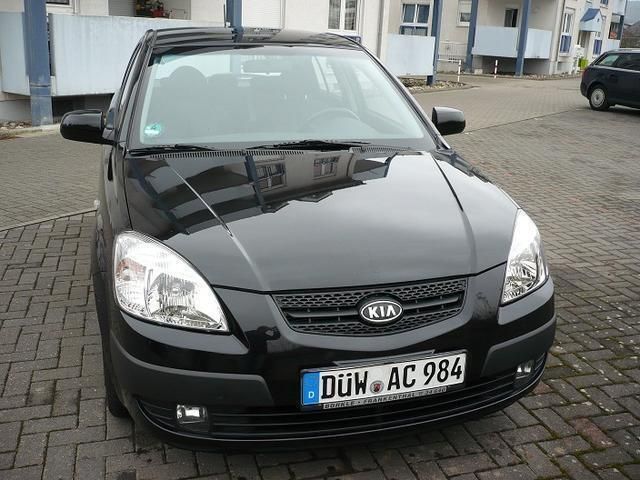 Gebraucht Kia Rio EX 97 PS (71 kW) 2008 Schwarz Kleinwagen