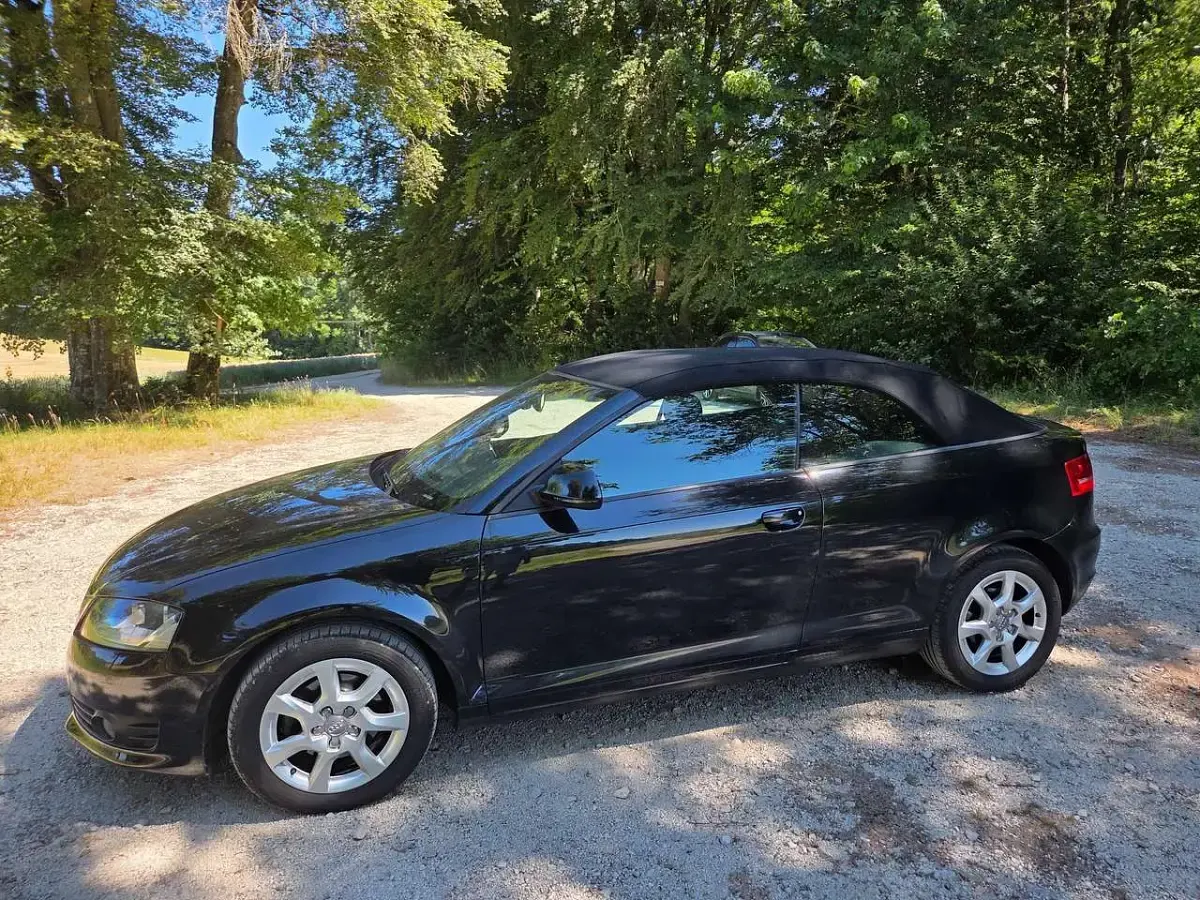 Gebraucht Audi A3 Cabriolet Attraction 160 PS (117 kW) 2008 Schwarz Cabrio