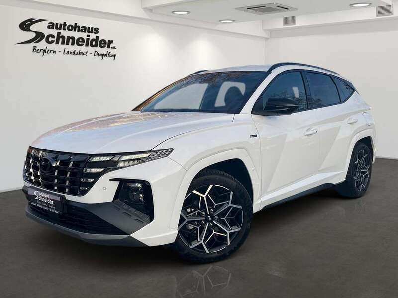 Atlas white Gebraucht 2024 Hyundai Tucson N Line SUV | 35.490 € (Fairer Preis) - Bild 1/4