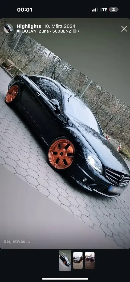 Gebraucht Mercedes CL500 AMG 388 PS (285 kW) 2009 Schwarz Coupé