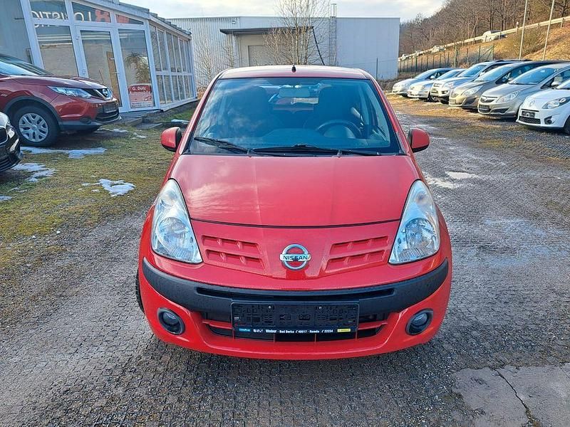 Gebraucht Nissan Pixo Acenta 68 PS (50 kW) 2009 Rot Kleinwagen