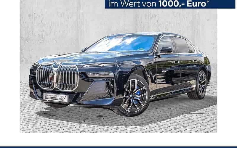 Schwarz Gebraucht 2023 BMW 740 Sport Line Limousine | 91.900 € (Fairer Preis) - Bild 1/4