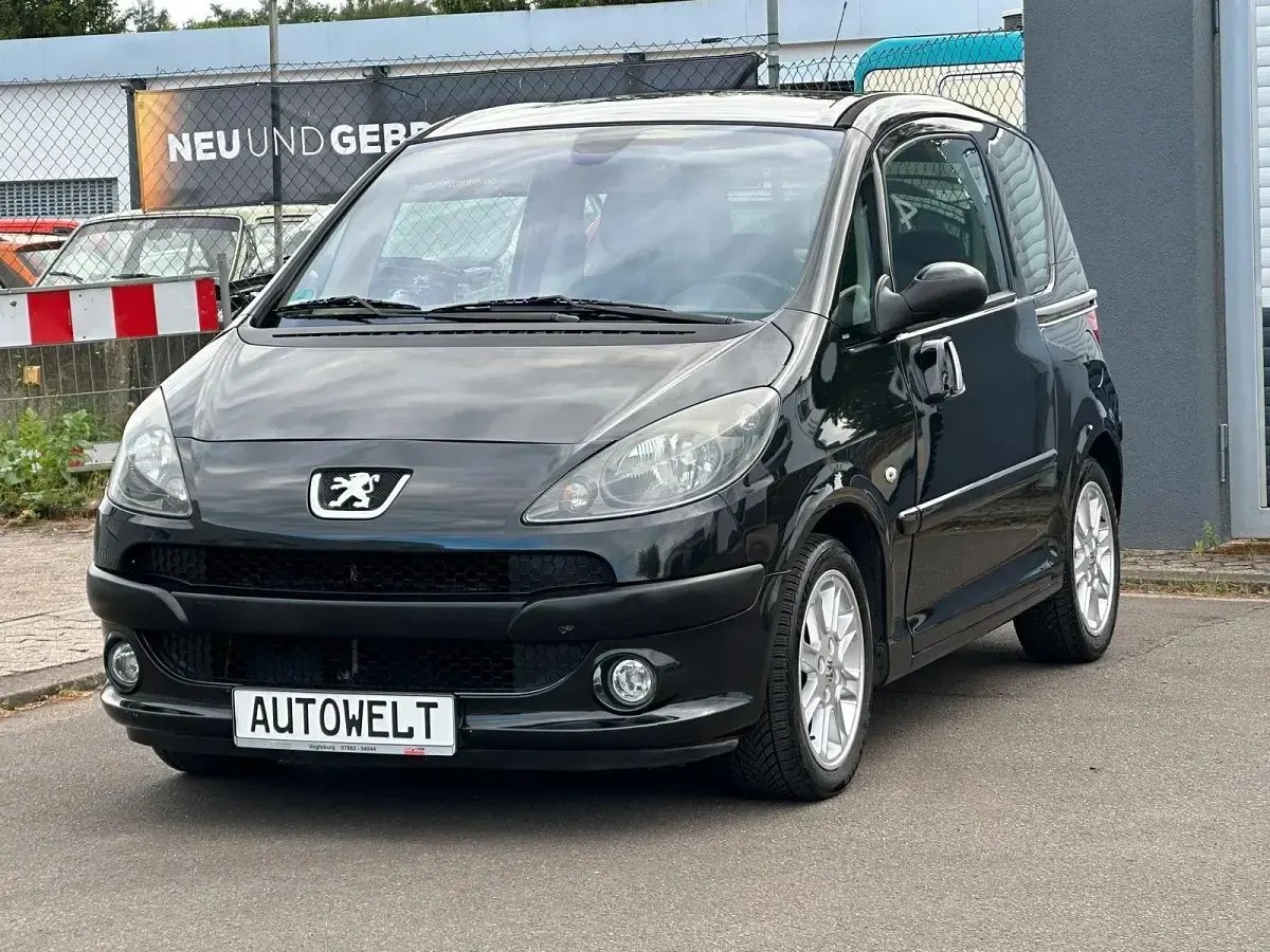 Gebraucht Peugeot 1007 Sport 109 PS (80 kW) 2007 Schwarz Van / Kleinbus