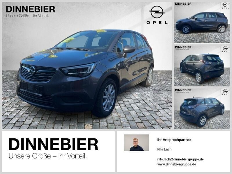 Grau (metallic) Gebraucht 2020 Opel Crossland X Edition SUV | 14.387 € (Guter Preis) - Bild 1/1